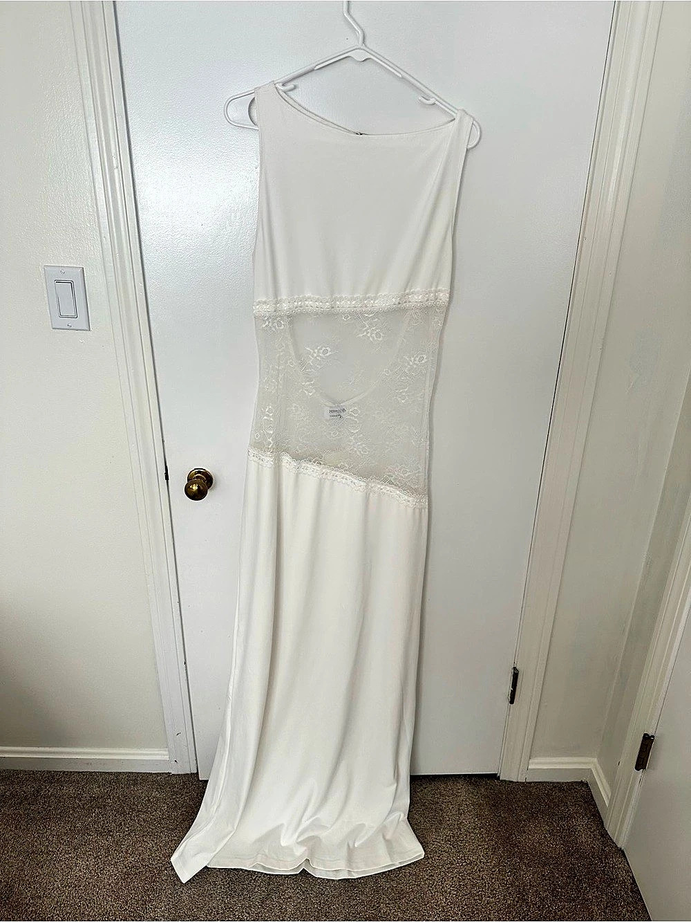 Peppermayo Lucinda Maxi Dress White Size 12 - Picture 4 of 6